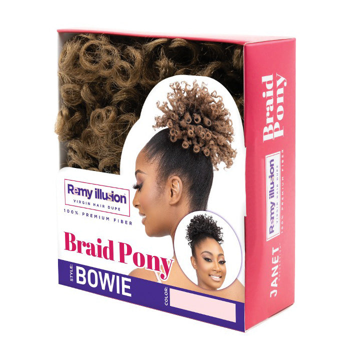 Janet Collection Remy Illusion Braid Pony - BOWIE
