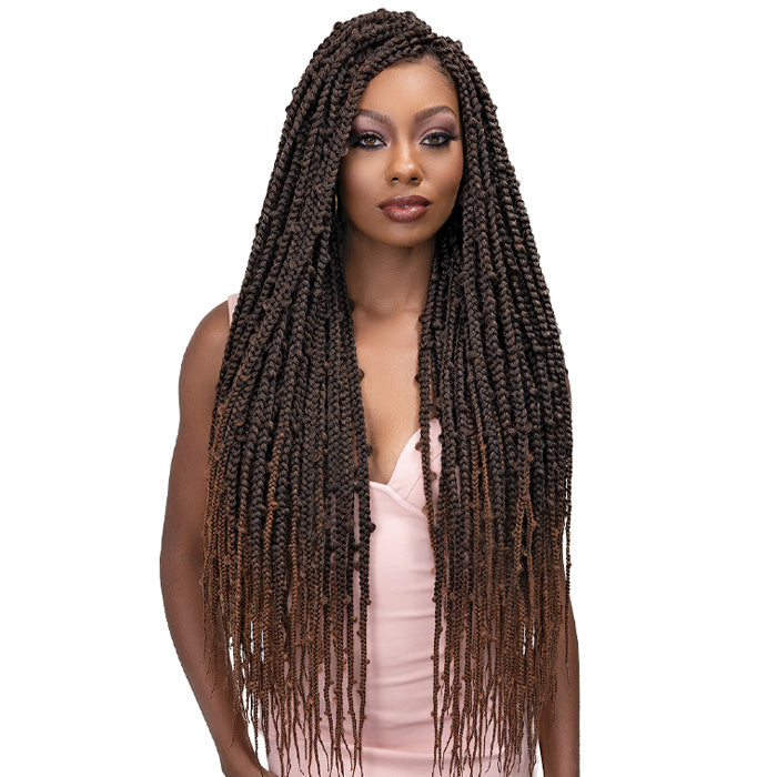 Janet Collection Pre-Looped Crochet Braids - JUNGLE BOX BRAID 30"