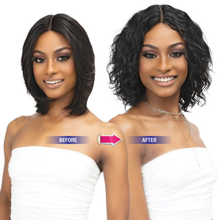 Janet Collection Virgin Remy Indian Hair LUSCIOUS WET N WAVY LACE WIG - KHLOE