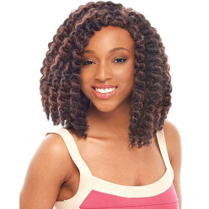 Janet Collection Noir Crochet Braid 2X ROD TWIST BRAID (2in1 Value Pack)