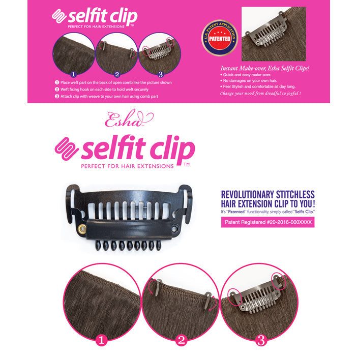 Esha Hair Extensions Selfit Clip 10 Pcs