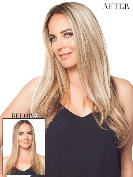 easiPart HD 18" | HF Synthetic Hair Topper (Mono Top)