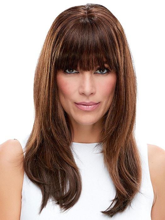 easiFringe | Remy Human Hair Clip In Bangs (Mono Base)
