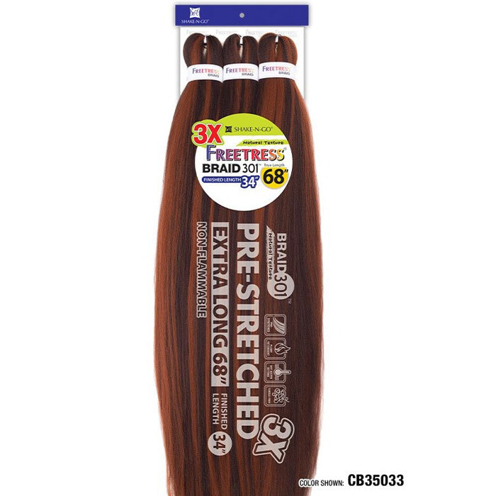 Freetress Braid - 3X Pre-Stretched Braid 301 34 Inch