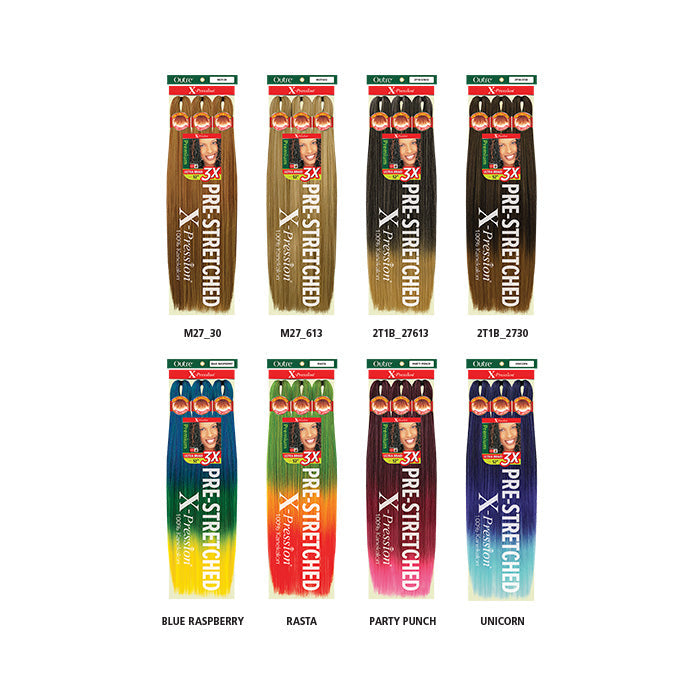 Outre X-Pression Pre-Stretched Braid - ULTRA BRAID 3X 42"