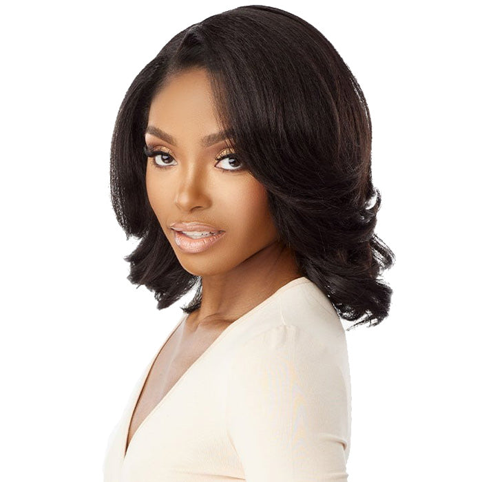 Sensationnel Curls Kinks Glueless HD 13x6 Lace Front Wig - 13x6 KINKY BLOW OUT 12" - Kinky Edges