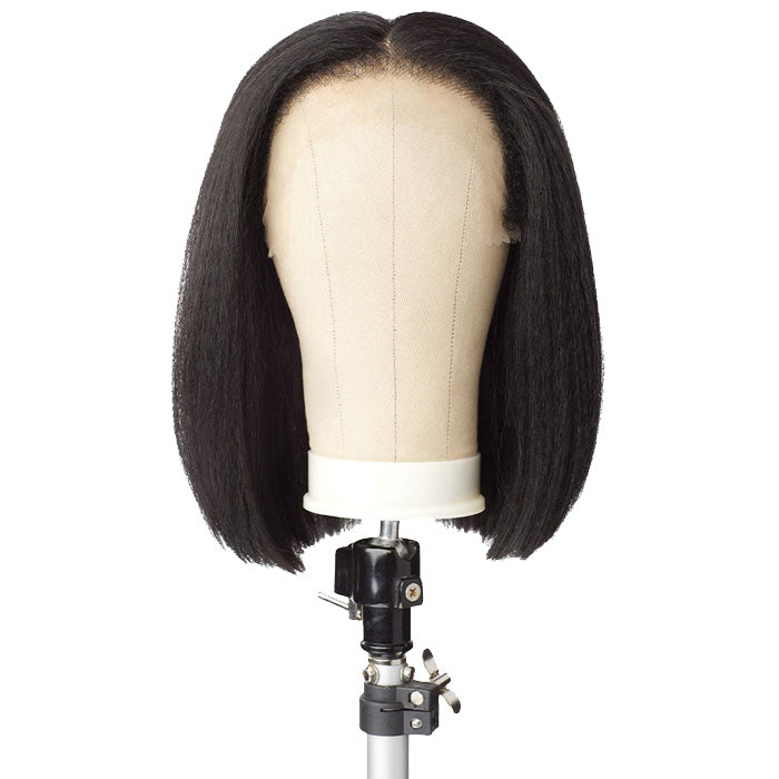 Sensationnel Curls Kinks Texture Glueless 13x6 HD Lace Front Wig - 13x6 KINKY BOB 14 - Kinky Edges