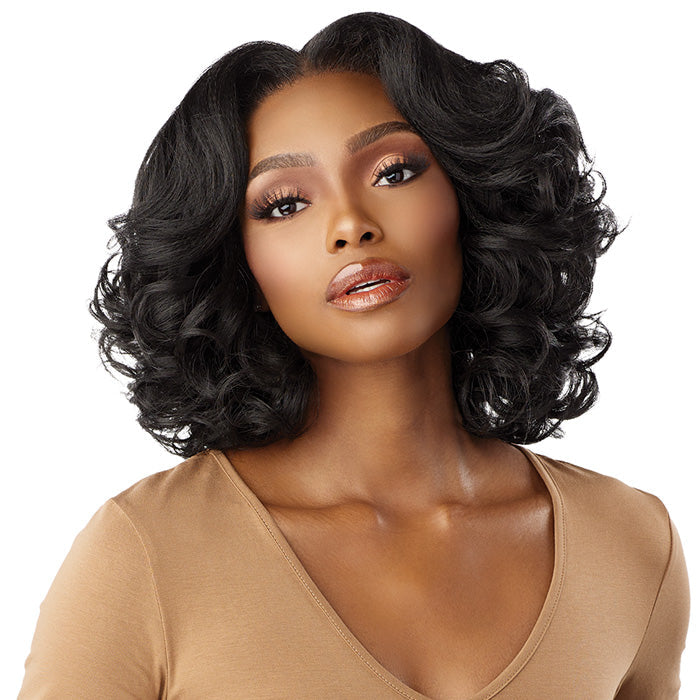 Sensationnel Curls Kinks & Co Glueless Kinky Edges 13x6 HD Lace Front Wig - 13x6 KINKY BODY WAVE 14"