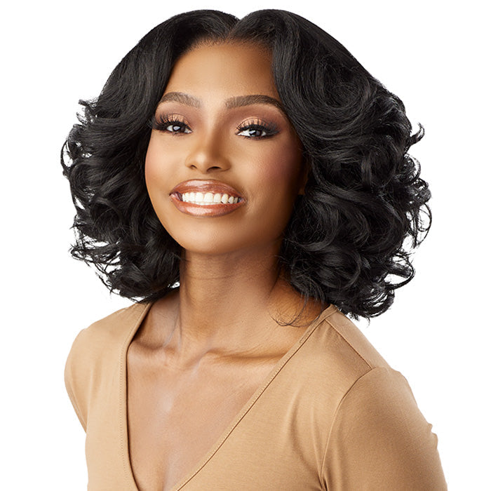 Sensationnel Curls Kinks & Co Glueless Kinky Edges 13x6 HD Lace Front Wig - 13x6 KINKY BODY WAVE 14"