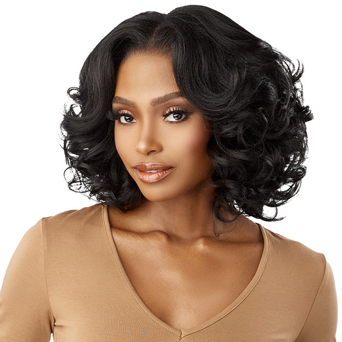 Sensationnel Curls Kinks & Co Glueless Kinky Edges 13x6 HD Lace Front Wig - 13x6 KINKY BODY WAVE 14"