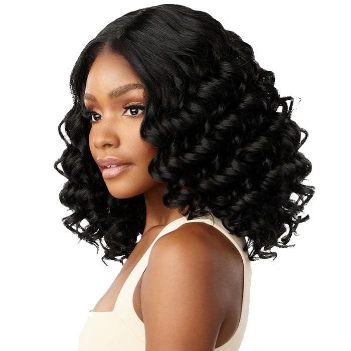 Sensationnel Curls Kinks & Co Glueless Textured HD Lace Front Wig - Y-PART KINKY SPIRAL CURL 14" - Kinky Edges