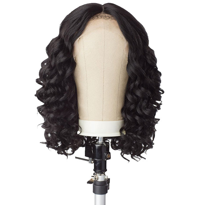 Sensationnel Curls Kinks & Co Glueless Textured HD Lace Front Wig - Y-PART KINKY SPIRAL CURL 14" - Kinky Edges