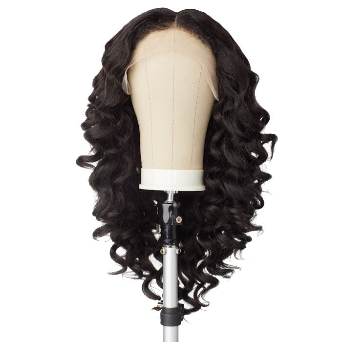 Sensationnel Curls Kinks & Co Glueless Textured HD Lace Front Wig - Y-PART KINKY WAND CURL 20" - Kinky Edges