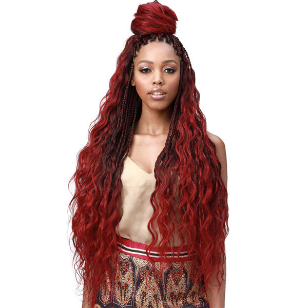 Bobbi Boss Synthetic Pre-Feathered Braid - KINGTIPS BODY WAVE X3