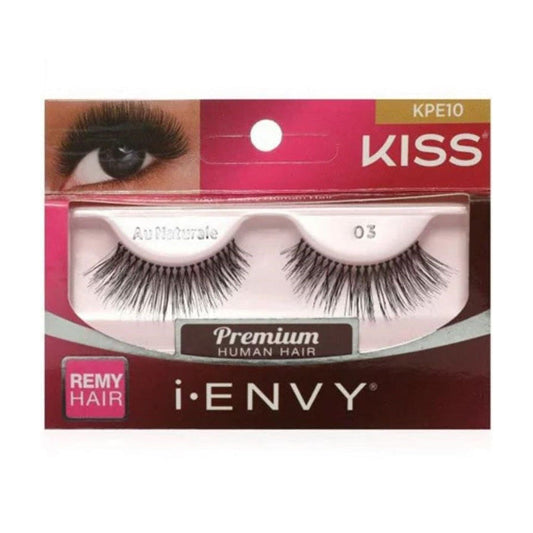 Kiss i-Envy Premium Human Hair Lashes - Au Naturale KPE10