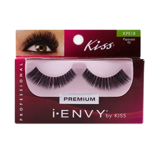 Kiss i-Envy Premium Human Hair Lashes - Paparazzi 02 KPE18
