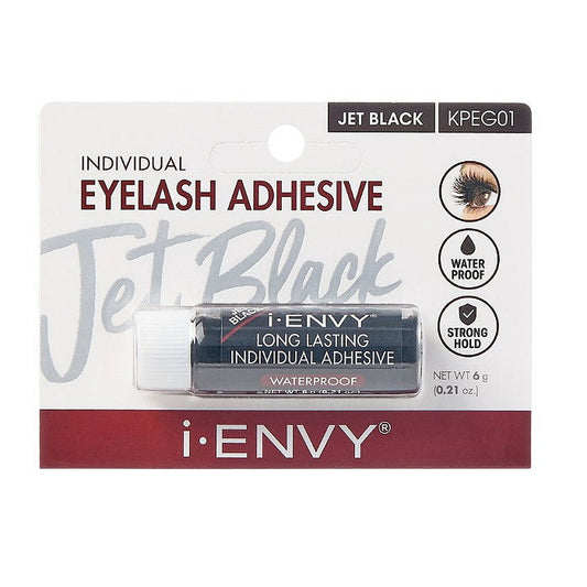i-Envy Premium Individual Lash Glue Waterproof Adhesive Strong Hold - JET BLACK KPEG01