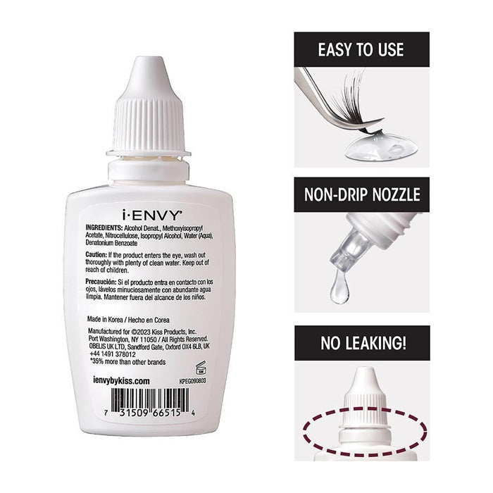 Ienvy Mega Hold Individual Eyelash Glue BLACK,CLEAR