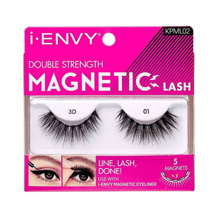Kiss i-Envy Double Strength Magnetic Lash - 3D 01 KPML02