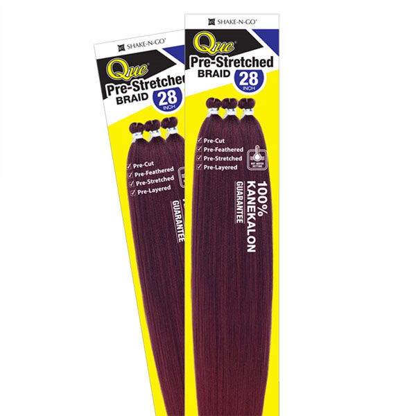 Shake-N-Go Que 3X PRE-STRETCHED BRAID 28 Inch