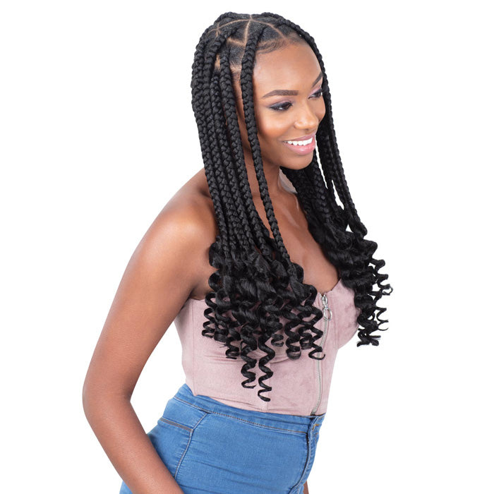 Shake N Go Que 100% Kanekalon 3X Volume Professional Pre Stretched Braid 28"