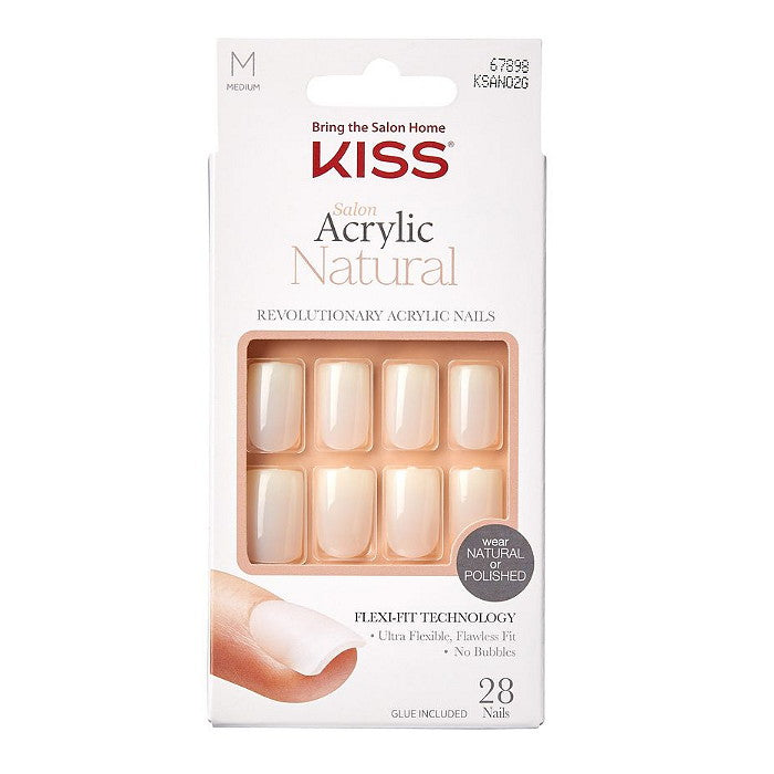 KISS Salon Acrylic Natural Nails 28pc - Euphoria