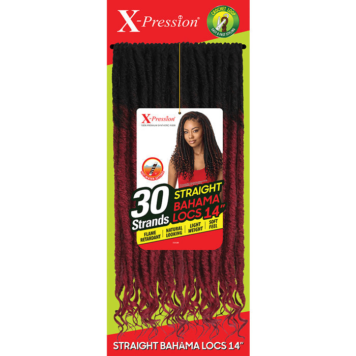 Outre X-Pression Crochet Loop Braid - STRAIGHT BAHAMA LOCS 14"/18"