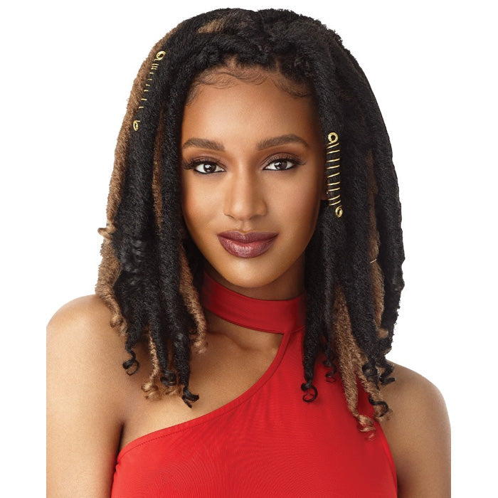 Outre X-Pression Pre-Looped Crochet Braid - STRAIGHT KINKY BAHAMA LOCS 12"
