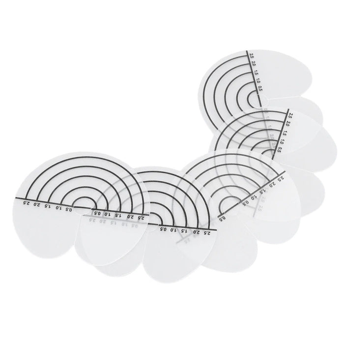 Lord & Cliff Plastic Fusion Disk Heat Guards for Hair Extension - One Pack (10 PCS)