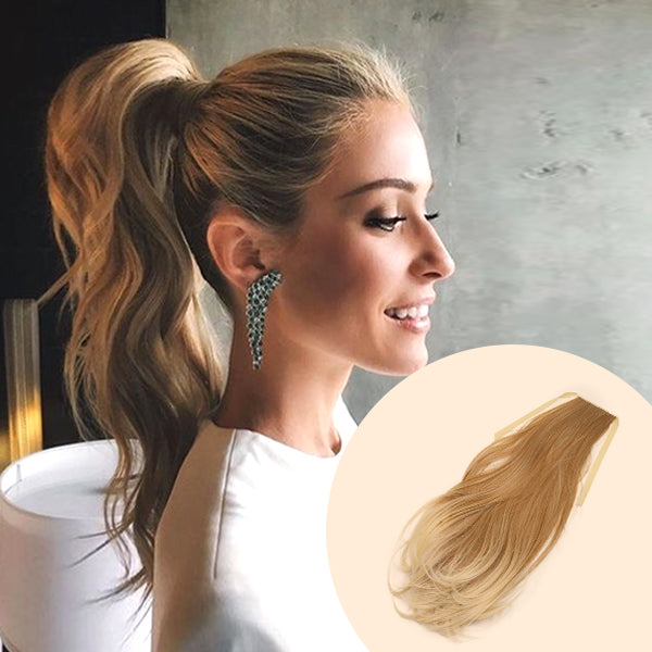 PONYTAIL WITH TAPE CURLY 18 inches/STRAIGHT 25 inches PONYTAIL "MIYA"