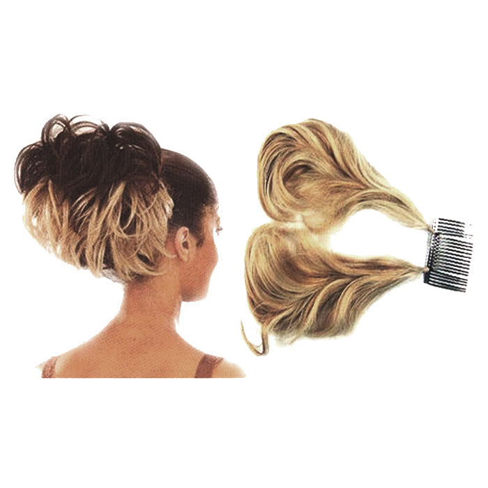 Lord & Cliff Curly Wired Messy Hair Bun/Ponytail Extension - HAIR MAGIC 2
