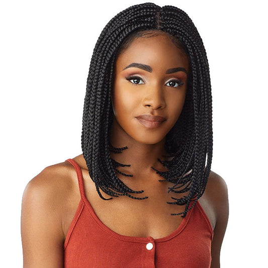 Sensationnel Cloud 9 Swiss Lace Hand-Braided 4x4 Lace Front Wig - BOX BRAID BOB