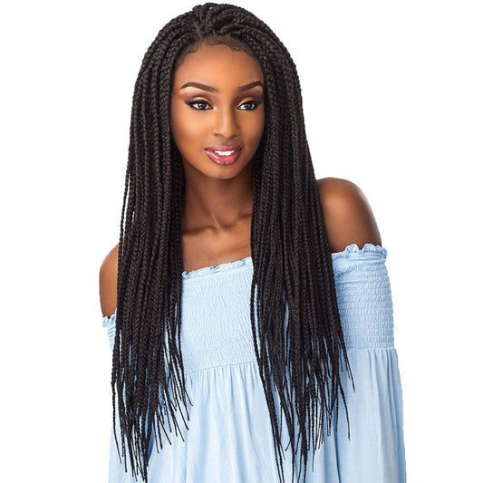 Sensationnel Cloud 9 Multi Parting 4x4 Swiss Lace Wig - BOX BRAID LARGE