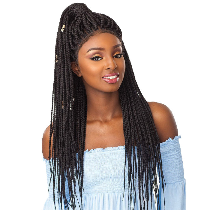 Sensationnel Cloud 9 Multi Parting 4x4 Swiss Lace Wig - BOX BRAID LARGE