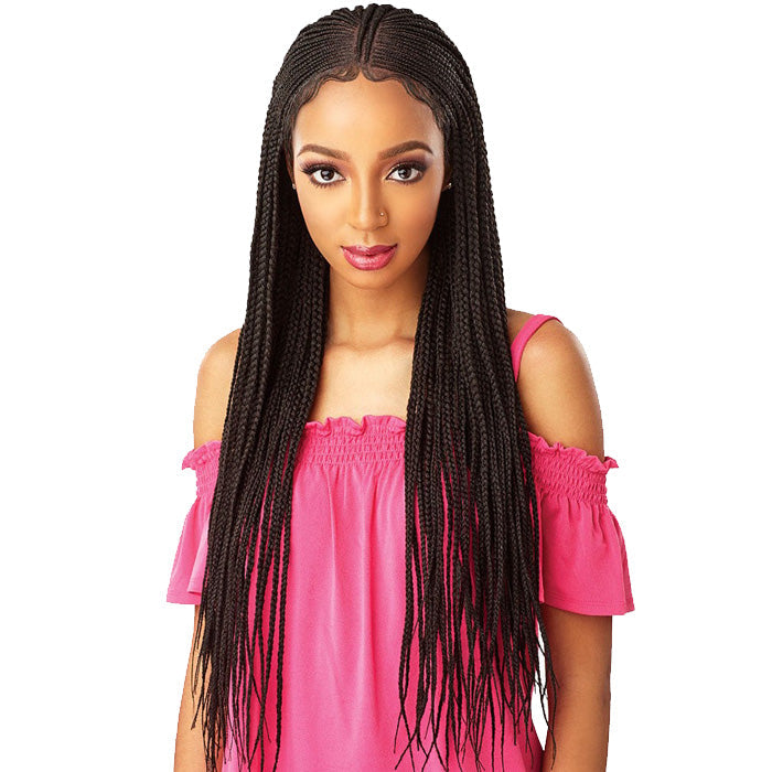 Sensationnel Cloud 9 Hand-Braided 13x5 Part Swiss Lace Front Wig - FULANI CORNROW