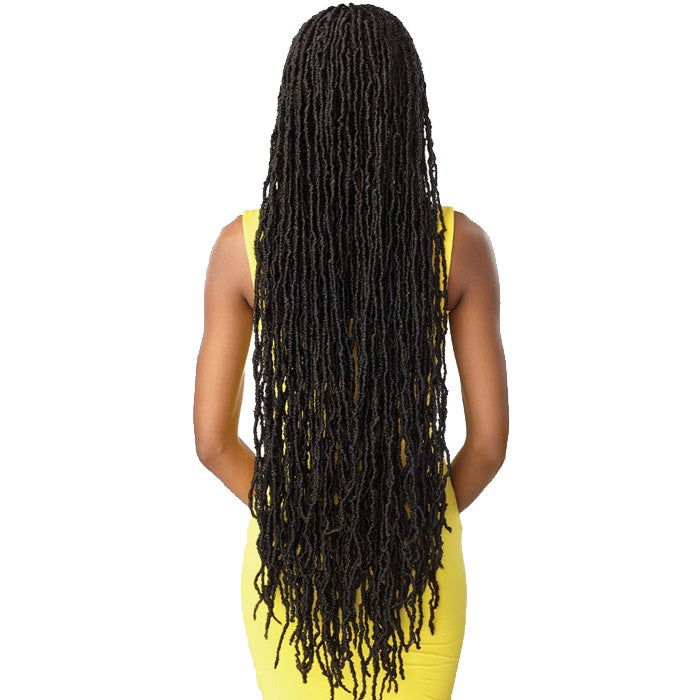 Sensationnel Cloud 9 Swiss Lace HD 4X4 Part Braided Front Lace Wig - DISTRESSED LOCS 40"
