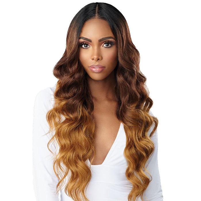 Sensationnel Human Hair Blend HD Butta Lace Front Wig Ocean Wave 30"