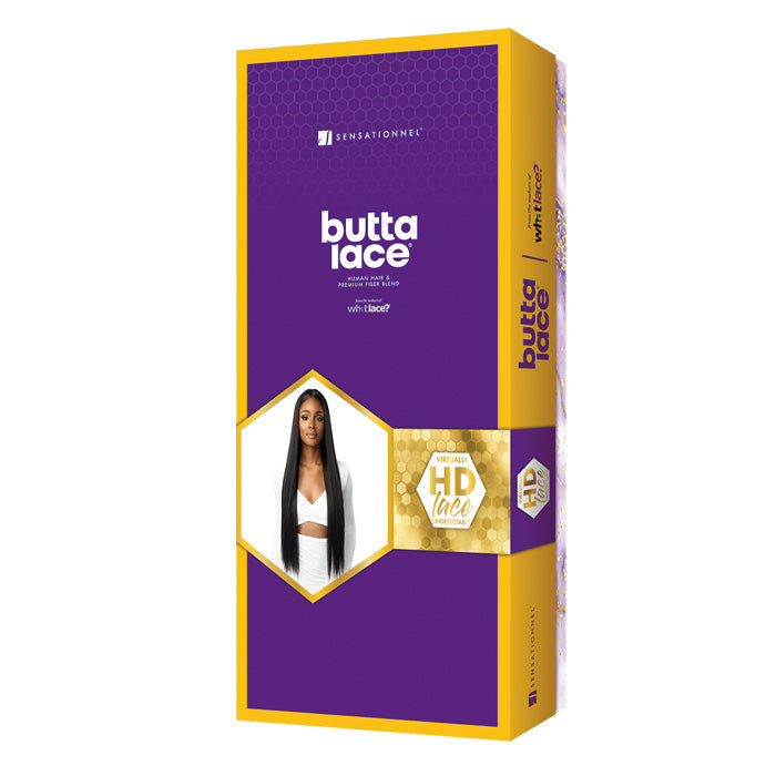 Sensationnel Human Hair Blend Butta HD Lace Front Wig STRAIGHT 32