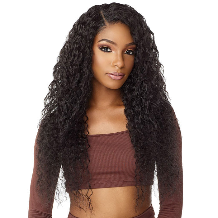 Sensationnel What Lace Human Hair Blend 13x6 HD Lace Front Wig - EZRA 28"