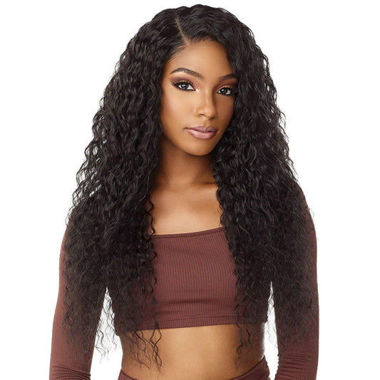 Sensationnel What Lace Human Hair Blend 13x6 HD Lace Front Wig - EZRA 28"