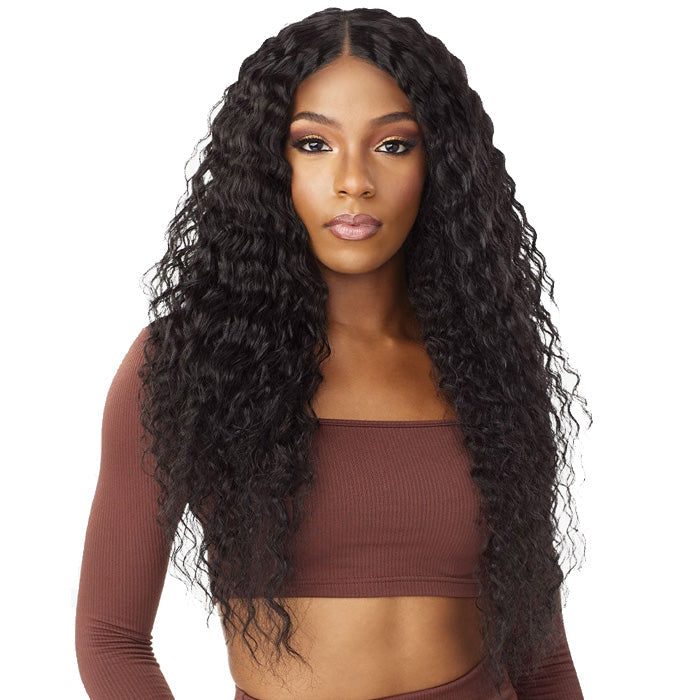 Sensationnel What Lace Human Hair Blend 13x6 HD Lace Front Wig - EZRA 28"