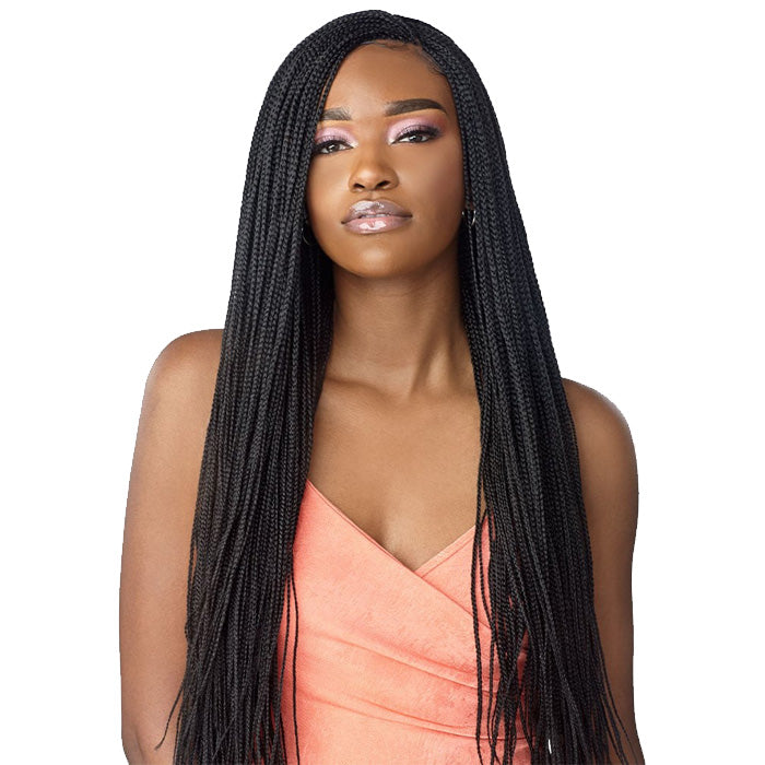Sensationnel Cloud9 Swiss Lace HD 4x4 Part Lace Wig - MICRO BOX BRAID 28"