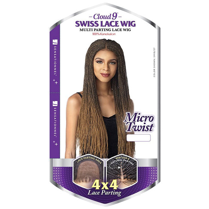 Sensationnel Cloud 9 Swiss Lace HD 4x4 Part Lace Front Wig - MICRO TWIST