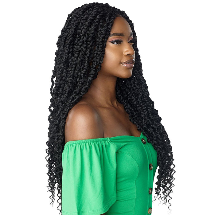 Sensationnel Cloud 9 Swiss Lace 100% Hand-Braided 4x4 Lace Part Wig - PASSION TWIST 28"