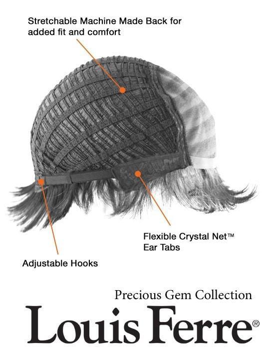 Crystal by Louis Ferre | Short Human Hair Wig | CLOSEOUT