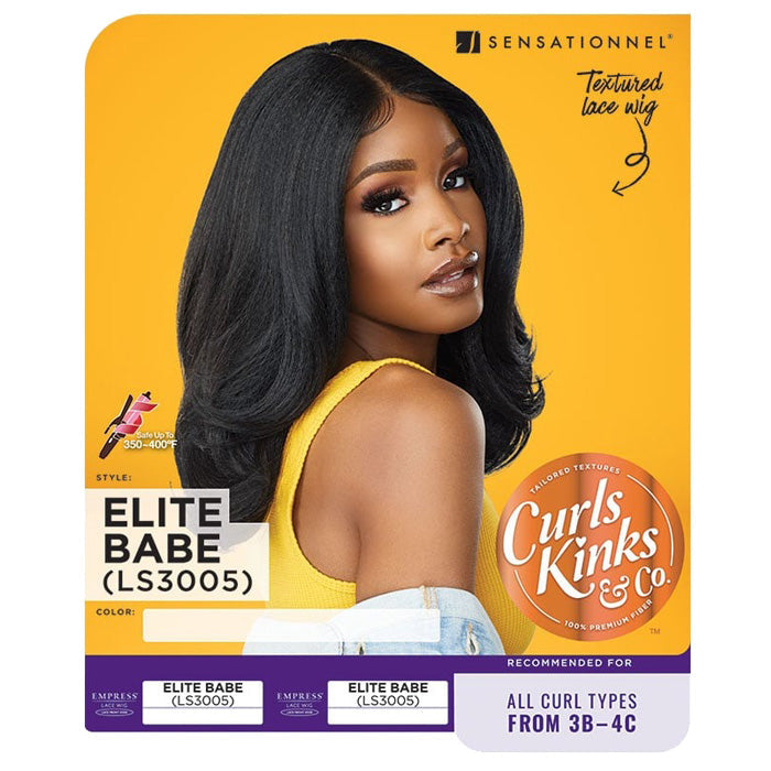 Sensationnel Empress Curls Kinks & Co Textured Lace Wig - ELITE BABE