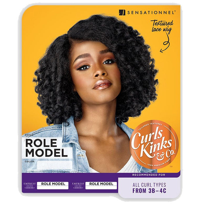 Sensationnel Empress Curls Kinks & Co Textured Lace Front Wig - ROLE MODEL
