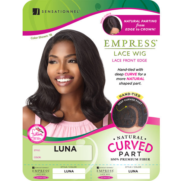 Sensationnel Empress Hand-Tied C-Part Curved Lace Wig - LUNA