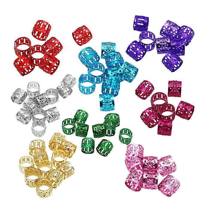 Magic Decoration Filigree Cuffs for Braiding Hair Filigree Tube