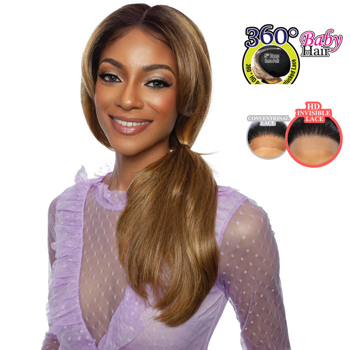Mane Concept Red Carpet 5" HD Deep Rotating Lace Part 360 Wig - RCFE203 FIONA